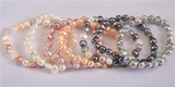 Baroque pearls Elastic Bracelet