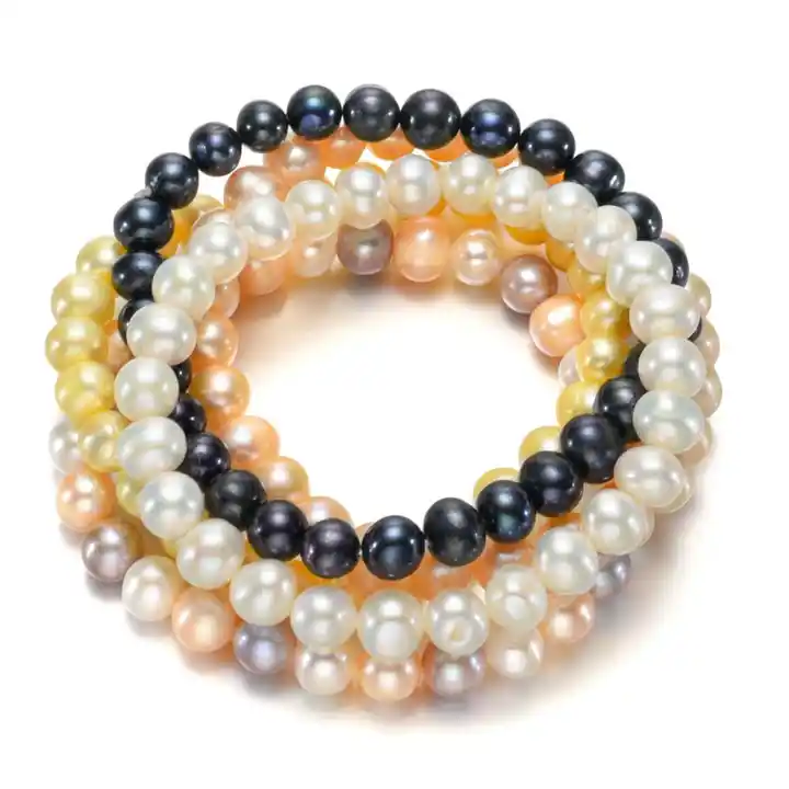 Potato Pearls Elastic Bracelet