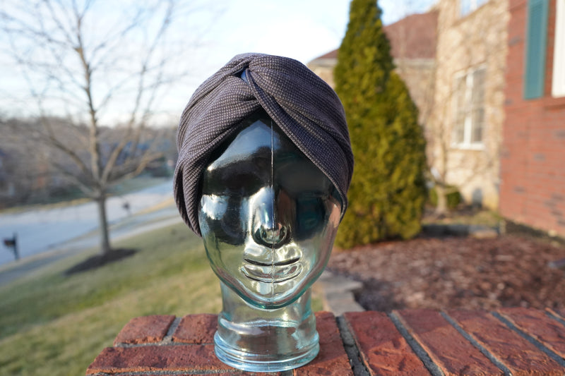 Waffle Turbans - Dark Blue