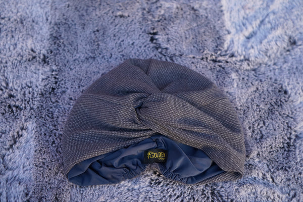 Waffle Turbans - Dark Blue