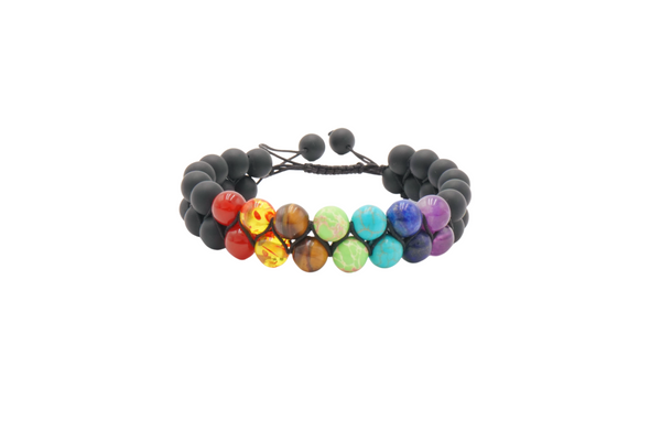 Chakra Double beads Bracelet